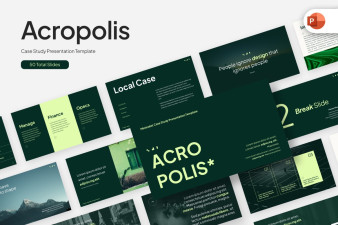 Acropolis Case Study Template PowerPoint Template